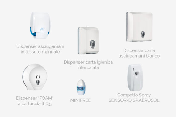 Accessori per l’igiene dei bagni